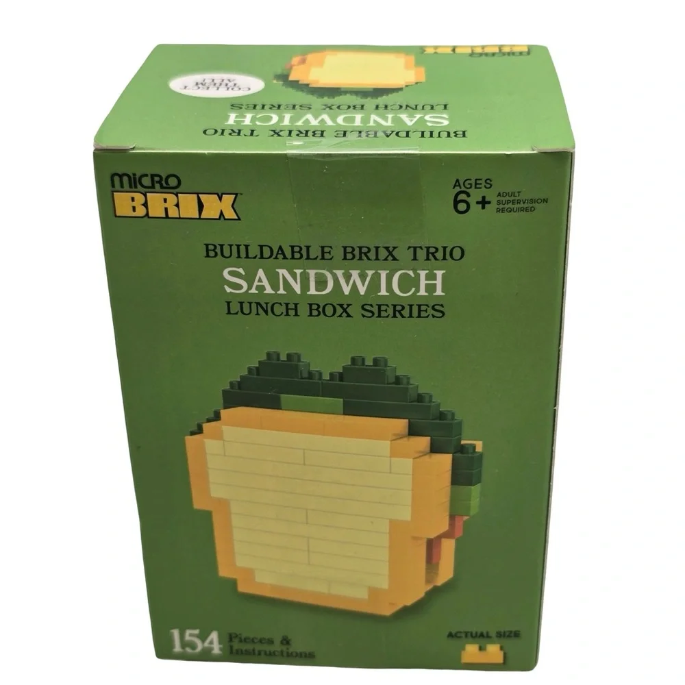 Micro‎ Brix Sandwich Lunch Box Series 154pc Brick Set